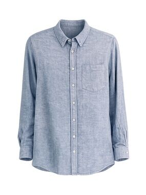 GAP Chambray Button Down Shirt Capsule Minimalist Women’s Medium